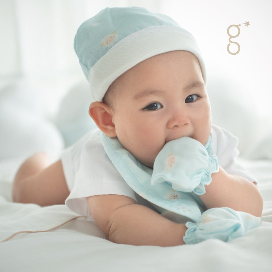 Granny Ben TENCEL™ Muslin Top Knot Beanie Hat