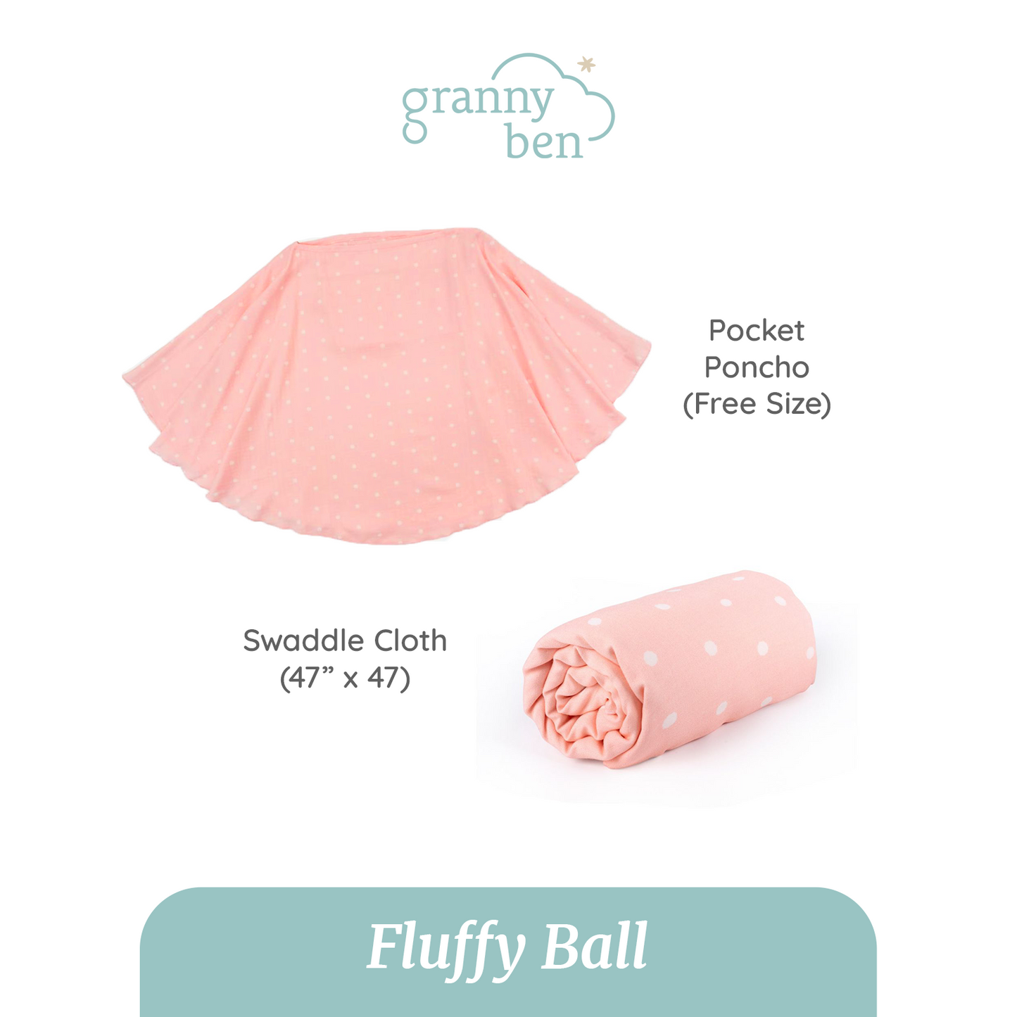 Mummy's Picks | Muslin Pocket Poncho + Muslin Swaddle Cloth