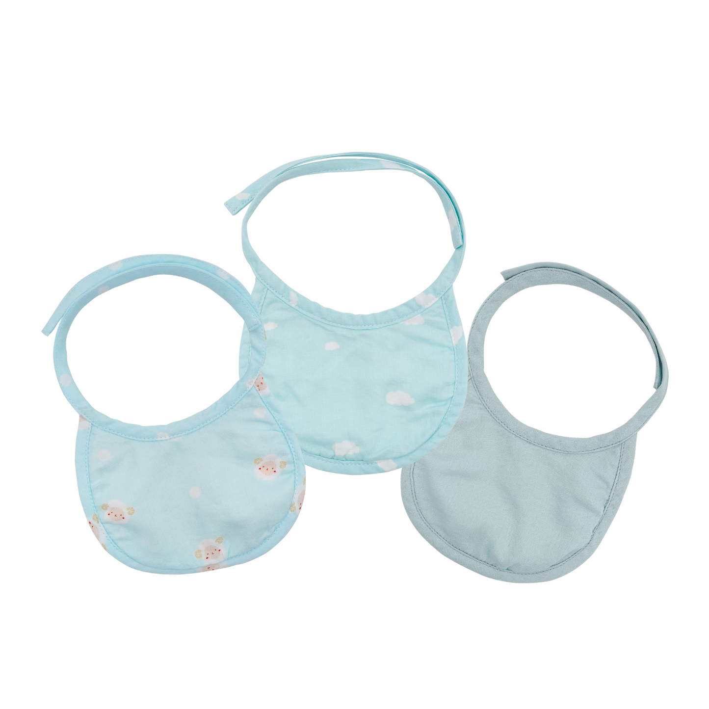 Granny Ben TENCEL™ Muslin Newborn Bib (3 pack)
