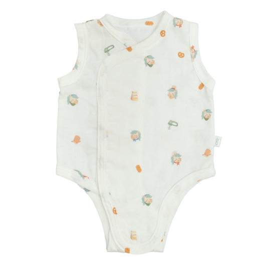 [NEW] Granny Ben TENCEL Snap and Sleep Bodysuit Little Oven Collection