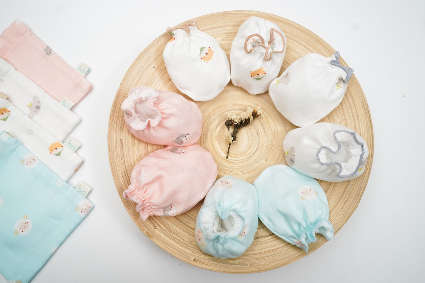 Granny Ben TENCEL™ Muslin Baby Mittens & Socks