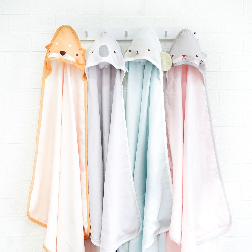 Granny Ben TENCEL™ Muslin Animal Hooded Swaddle