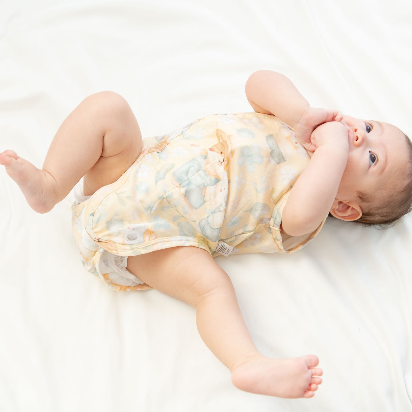 [NEW] Granny Ben Floral Daydream Tencel Snap and Sleep Bodysuit