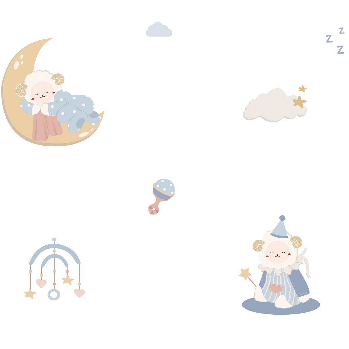 Sweet Dream Set A (Bolster + Bolster Case Size S)