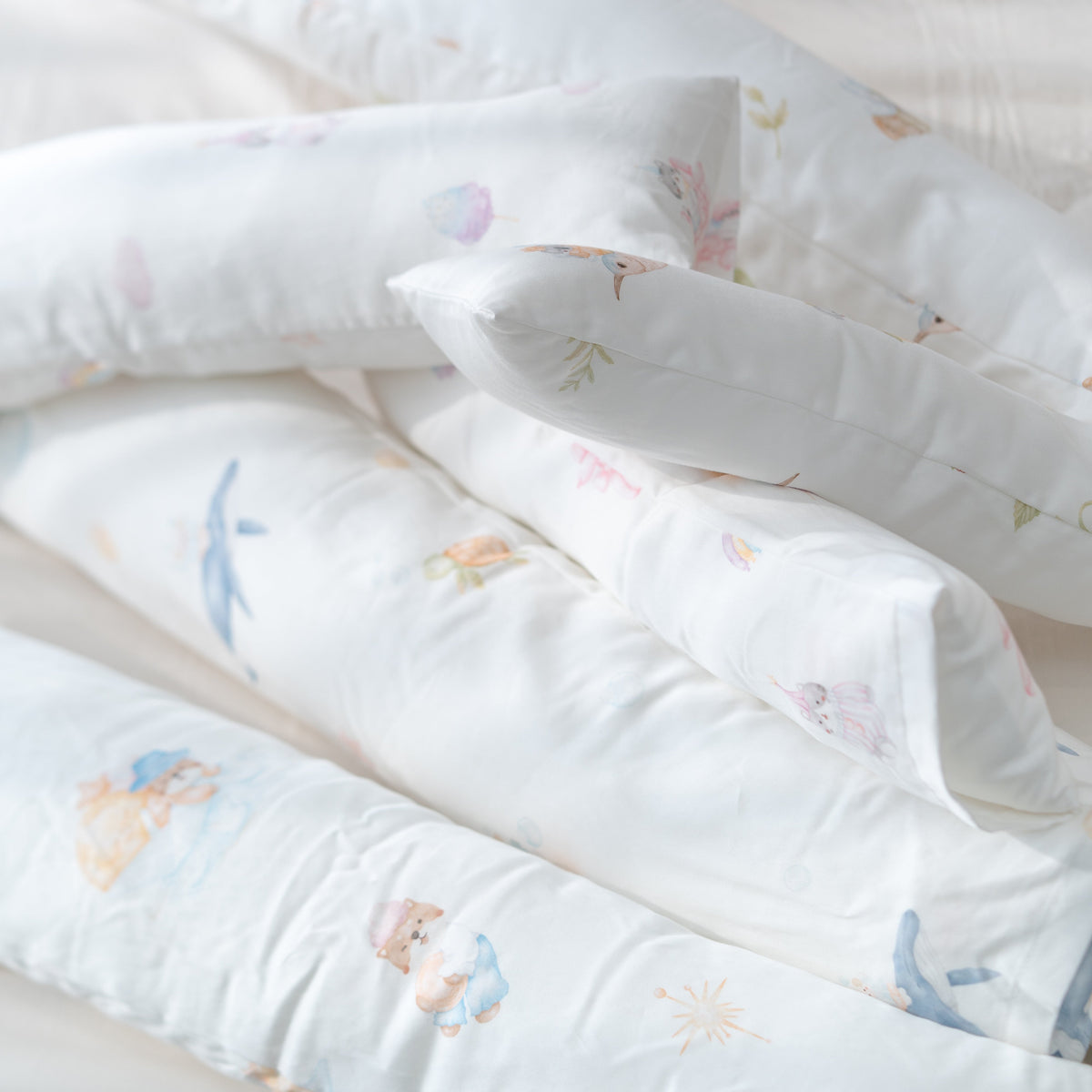 Granny Ben Bolsters for Kids and Baby 100% Extra Fine Tencel Soft and Comfortable. Hypoallergenic.