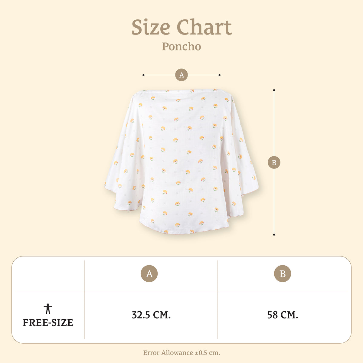 [NEW] Granny Ben TENCEL Muslin Pocket Poncho Little Oven Collection