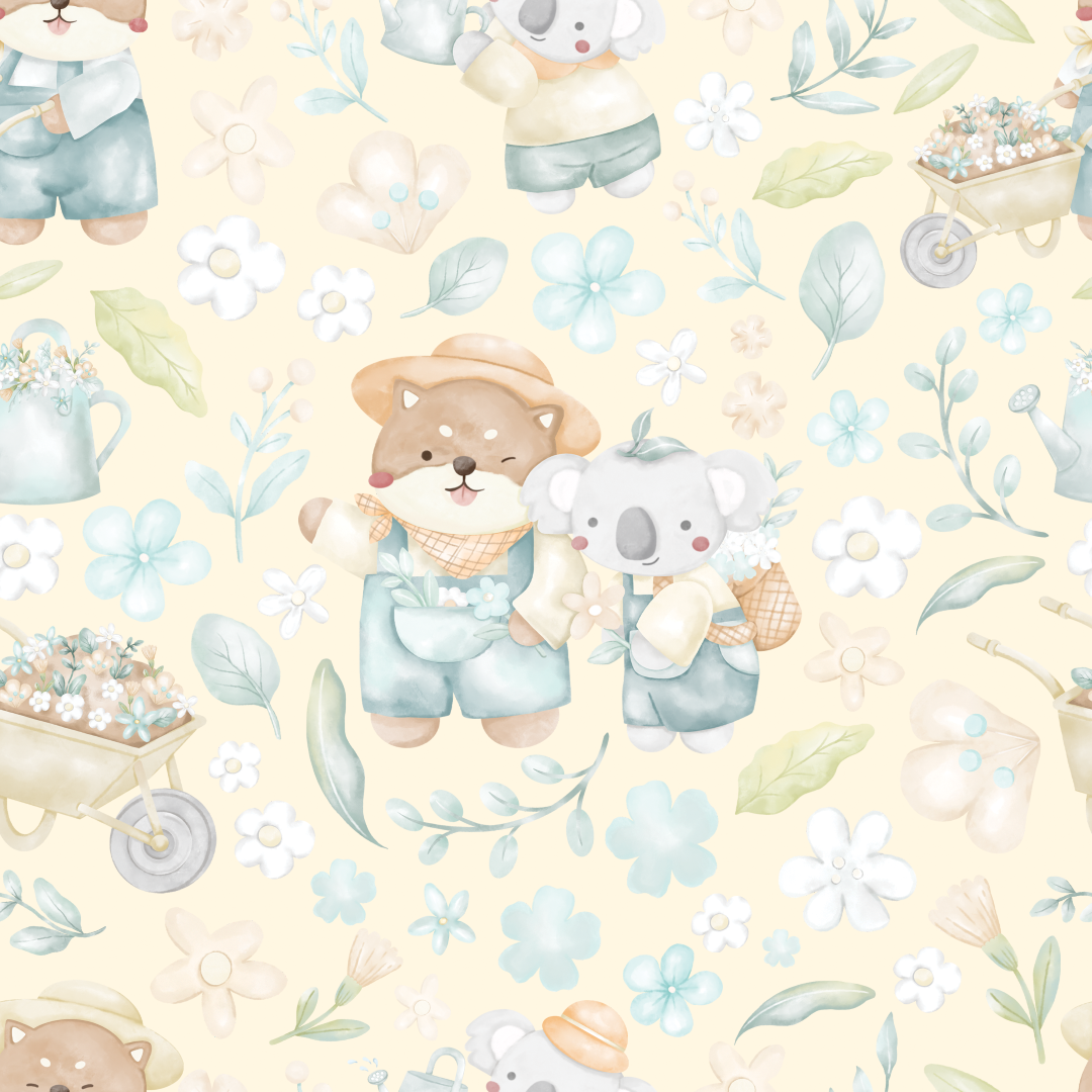 [NEW] Granny Ben Floral Daydream Tencel Muslin Towel