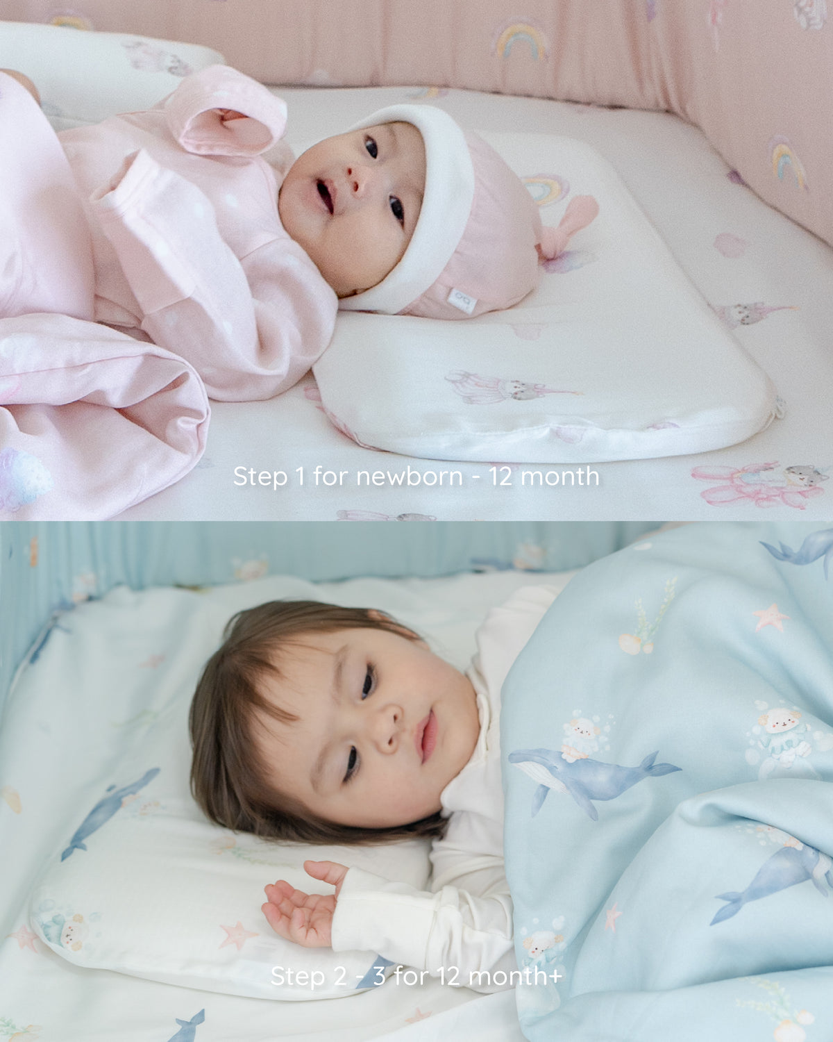 CloudSteps Pillow with Extra Fine Tencel Pillow Case