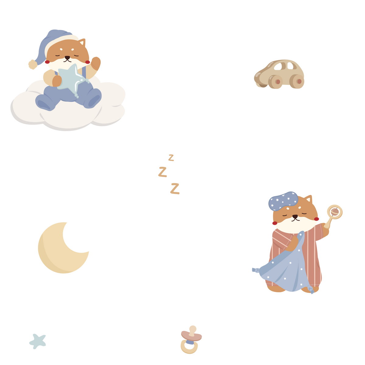 Sweet Dream Set A (Bolster + Bolster Case Size S)