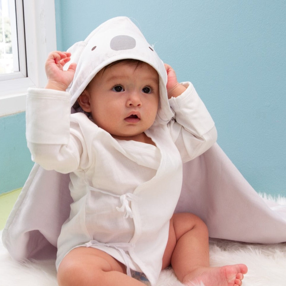 Granny Ben TENCEL™ Muslin Animal Hooded Swaddle