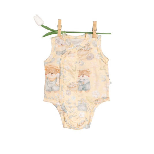 [NEW] Granny Ben Floral Daydream Tencel Snap and Sleep Bodysuit