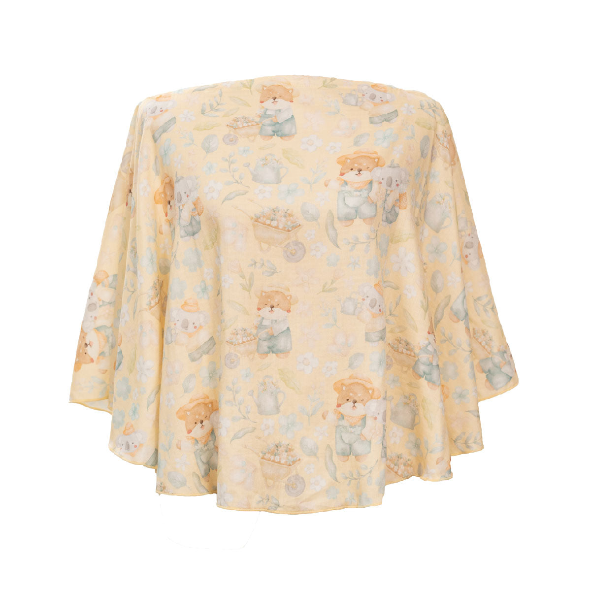 [NEW] Granny Ben Floral Daydream Tencel Muslin Pocket Poncho