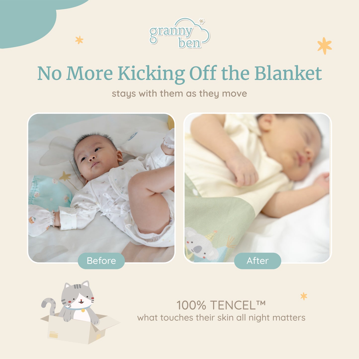 Granny Ben Micro Tencel Baby Sleeper